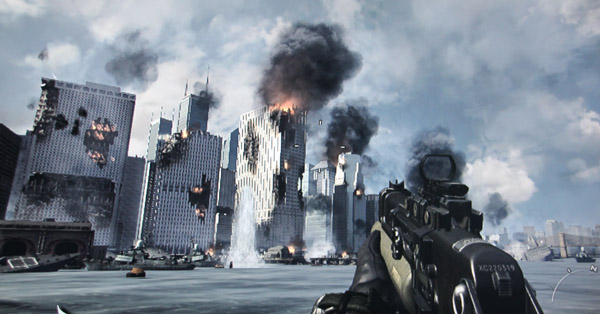 call of duty mw3 new york brennt